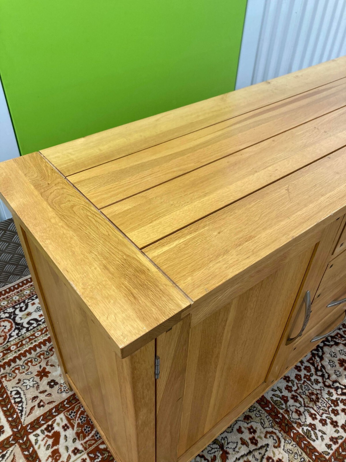 Oak Furniture land Newark large sideboard natural oak 2 door 4 draw eBay