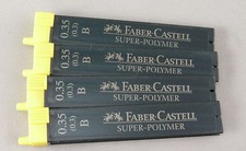Four 12-Packs Of Faber-Castell Pencil Lead - 0.35mm B - Germany - New