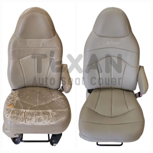 For 2020 2021 2022 Acura RDX Driver Bottom Perforated Leather Seat Cover Black - Picture 8 of 12