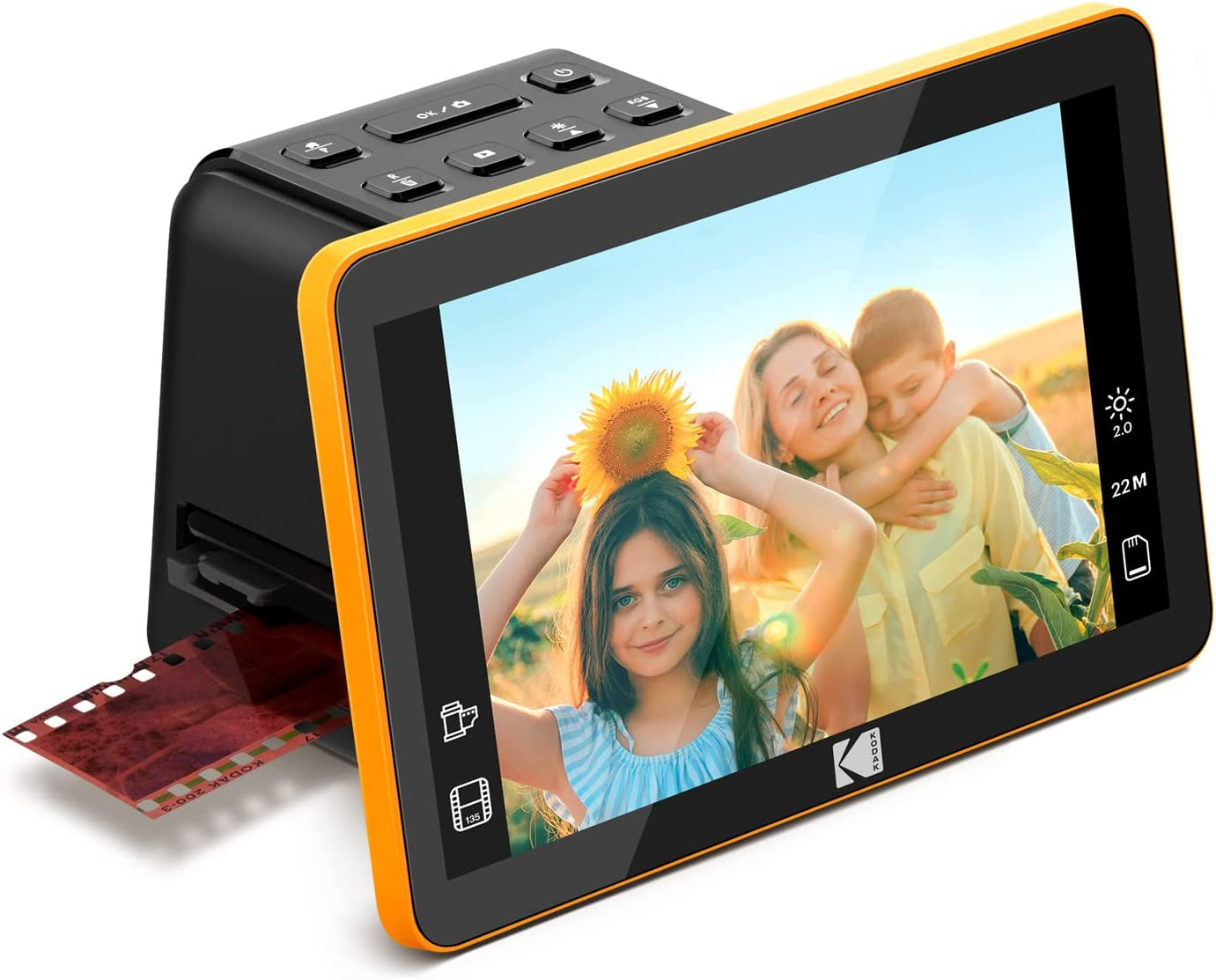 RODFS70  Slide and Scan Digital Film Scanner 7 Inches Max - Large 7 Inches LCD S