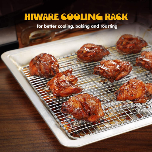 2-Pack Cooling Racks for Baking - 10" X 15" - Stainless Steel Wire Cookie Rack F - Picture 4 of 12