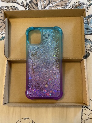 NWB Iphone 11 case Glitter/quicksand Affect 