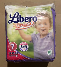Vintage 2012 Diapers LIBERO 7 JUNIOR 18 XL plus nappies 16-26 kgs NEW UNOPENED