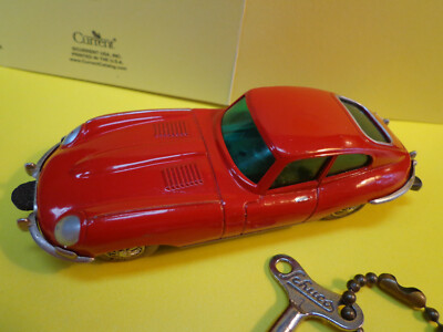 Vintage Original 1960s Schuco Micro-Racer Red Jaguar E Type 1047-1