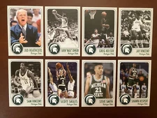Set of Michigan State Spartans Basketball Sports Cards (Classic or Modern)