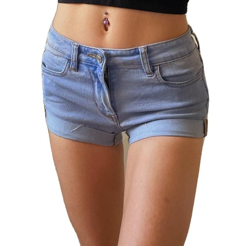 Size 22 XXS XS Denim Shorts High Rise 