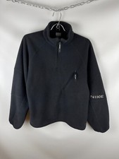 Nike Vintage y2k logo Nike fleece black 1/4 zip jacket