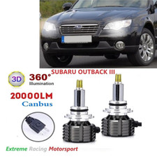 SUB OUTBACK III LAMPADE LED H7 12V 20KLM Modello 360° BIANCO 6000°K LENTICOLARI