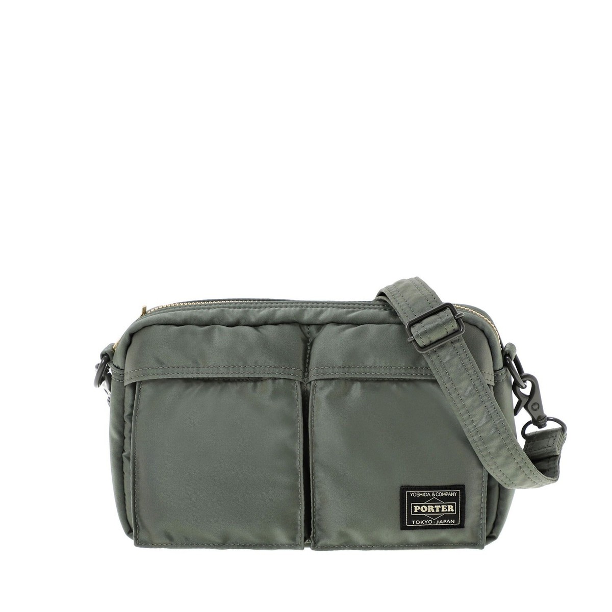 ★TOUT Y EST★ Hardy shoulder bag 6 canvas deep green ivory PORTER TANKER SLING BAG 622-08634 Sage Green Yoshida & Co