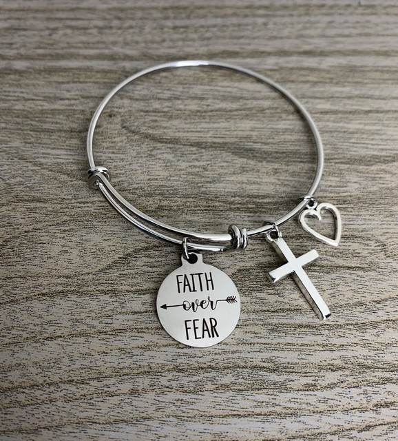 faith over fear bracelet eBay