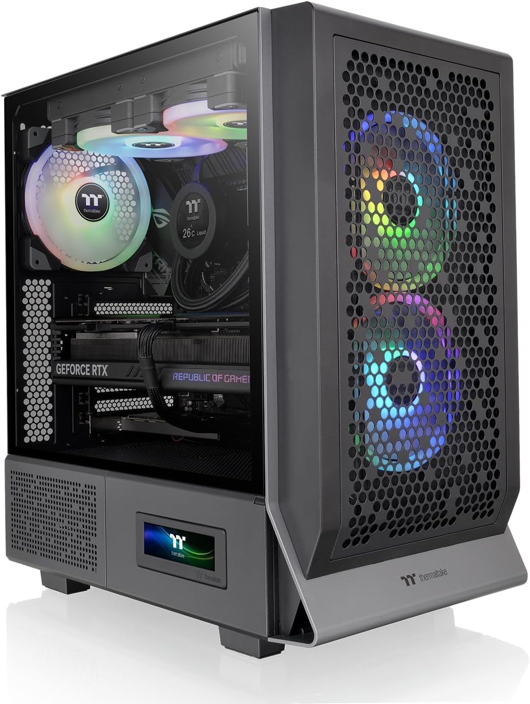 Ceres 300 Tempered Glass ARGB Mid Tower E-ATX Case Black Edition, CA-1Y2-00M1WN-