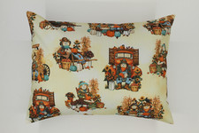 Travel Pillow Case-Cotton-Farm Autumn 12''x16''