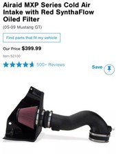 05-09 Mustang Gt Airaid Mxp Series Cold Air Intake