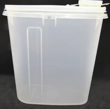 Tupperware Clear Drink Pitcher 587-7 & Lid 588-8 Made In USA No Handle