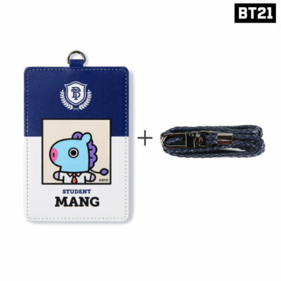 BTS BT21 Official Authentic Goods School Card Holder 7Characters