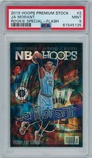 2019 Hoops Premium #SPEC2 Ja Morant - Rookie  Special - Flash Prizm (SP) | PSA 9
