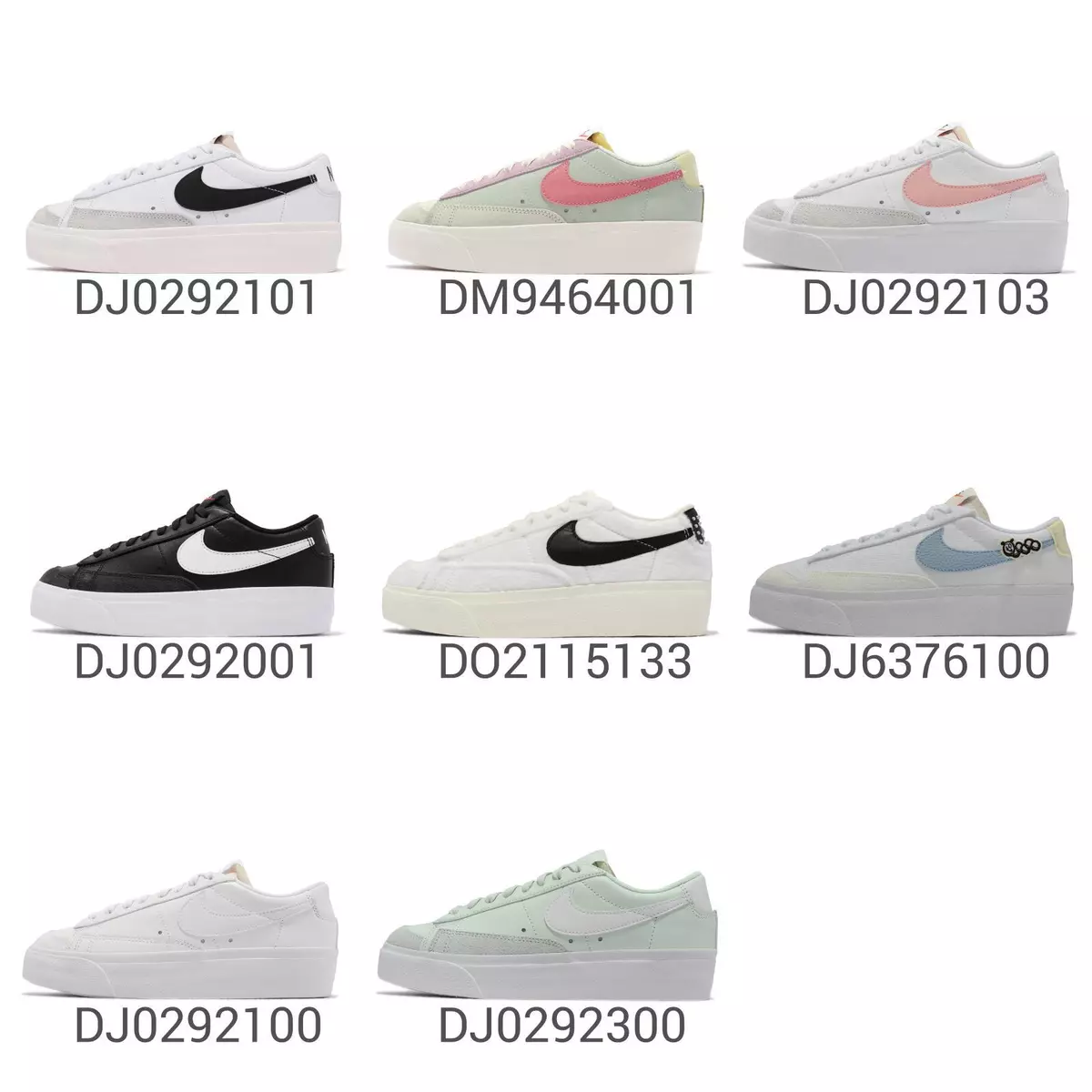 Nike Wmns Blazer Low Platform Women Casual Lifestyle Shoes Sneakers Pick 1