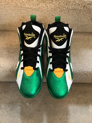 Size 10.5 - Reebok Kamikaze 2 2013 Seattle Supersonics for sale