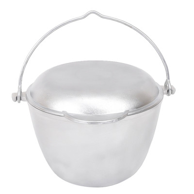 Kasan aus Aluguss Gulaschkessel 5 L Camping Kochtopf Kazan Казан 26 cm