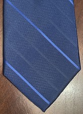 David Taylor Collection Blue 100 Polyester Men  s Neck Tie Made In China