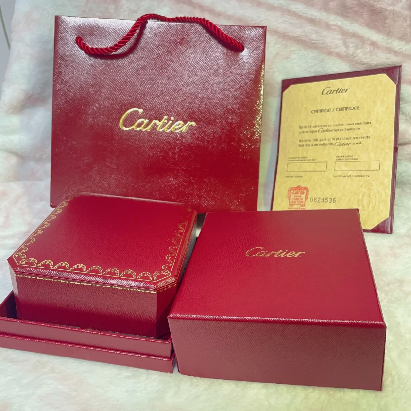 Love Bracelet Box Clou Gift Bag Cartier Jewelry Empty Box Love Bracelet Box Clou Gift Bag Cartier Jewelry Empty Box