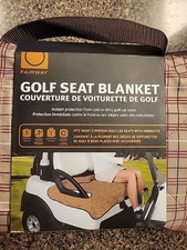 Golf Cart Bench Seat Blanket Cover Fit Most Seats W Arm Rest Pink Gray Fairway