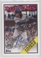 2023 Topps Series 2 1988 Topps Baseball Auto James Outman #88BA-JO Auto 12ai
