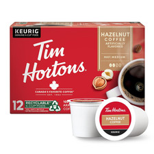 Hazelnut Flavored, Medium Roast Coffee, Single-Serve K-Cup Pods Compatible with
