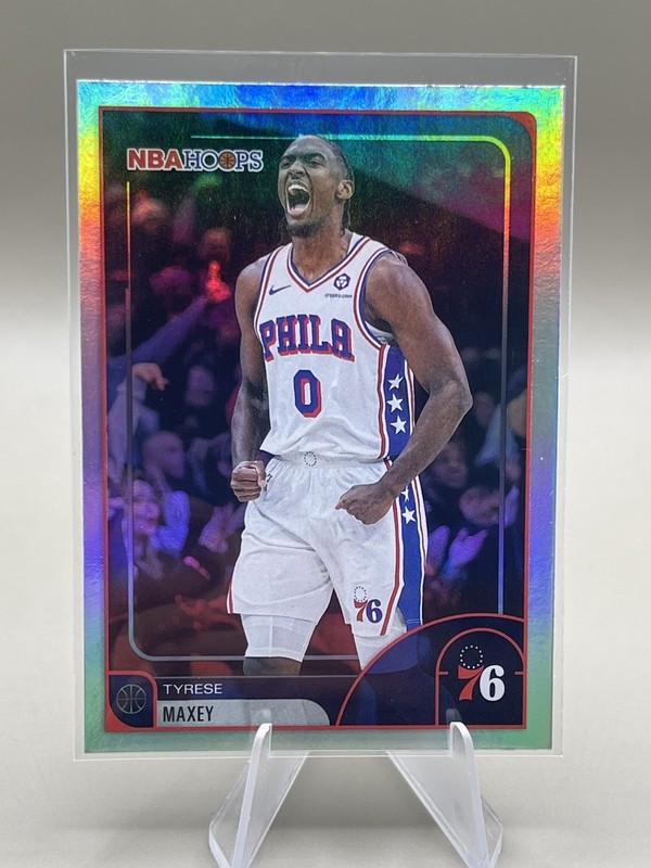 2025-25 NBA Hoops - Tyrese Maxey #258 - Foil 