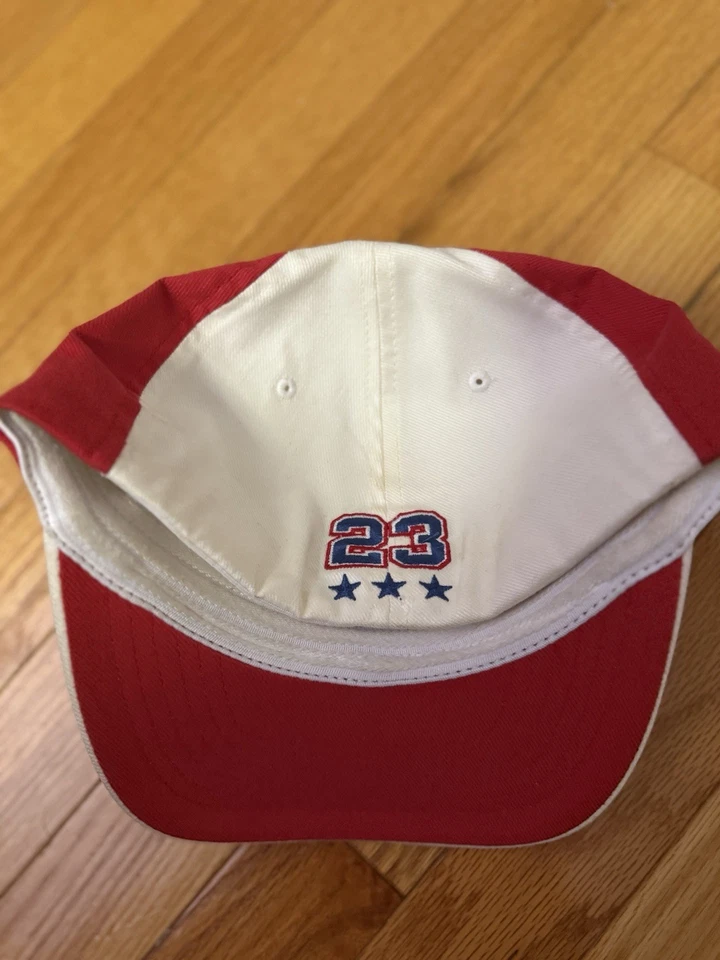 Washington Bullets 2003 Vintage Michael Jordan NBA Flexfit Fitted Hat RN# 56323 - Image 2 of 3
