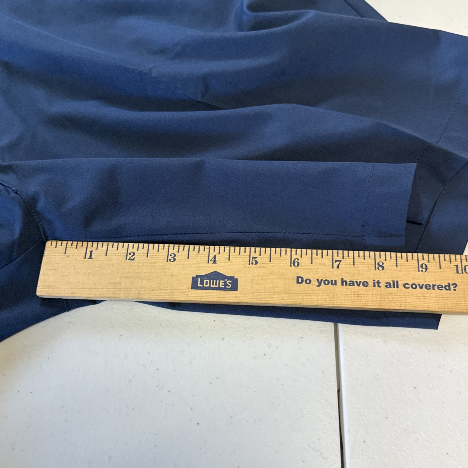 ADIDAS Golf Shorts Mens 40 Navy Blue 8" Inseam Gripping Waistband Flat Front thumbnail 11