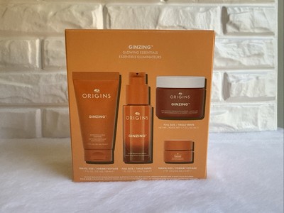 Origins GINZING  Glowing Essentials ($106 Value) Set New