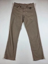 Faherty Pant Men 34x30 Tan Coastline Premium Stretch Chino Tailore Pants