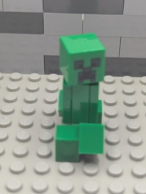 Minecraft Creeper Brick-Built Figure Toy Building Blocks Green Gamer Decor Desk