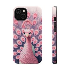 iPhone Peacock Display Pastel Kawaii Slim Everyday Designer Case · iPhone Case