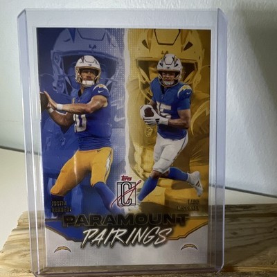 Topps Signature Class Paramount Pairings PP-10 Herbert & McConkey Chargers