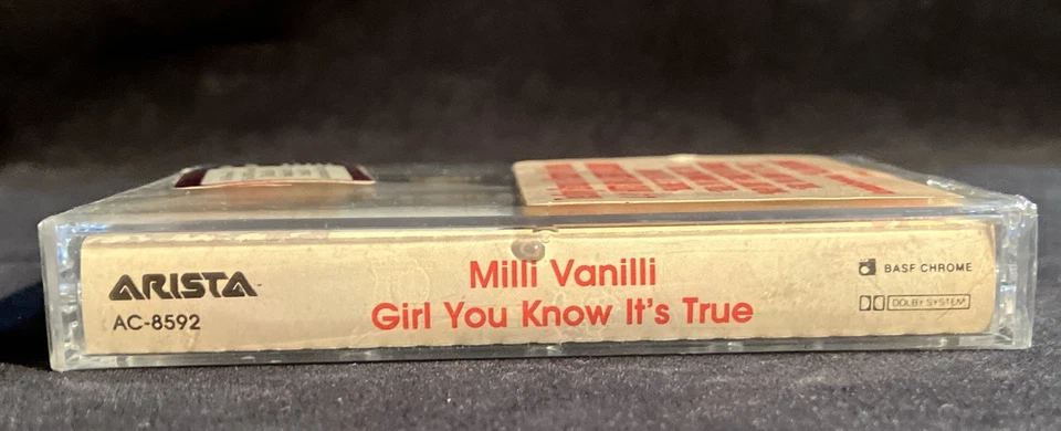 Vintage Cassette Tape SEALED Milli Vanilli Girl You Know It's True - Image 3 of 4