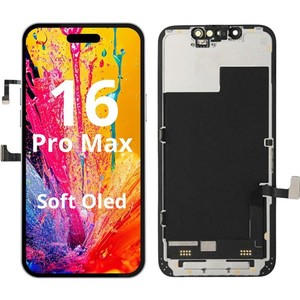 DISPLAY LCD TOUCH SOFT OLED PER APPLE IPHONE 16 PRO MAX SCHERMO NO ERRORE 120HZ