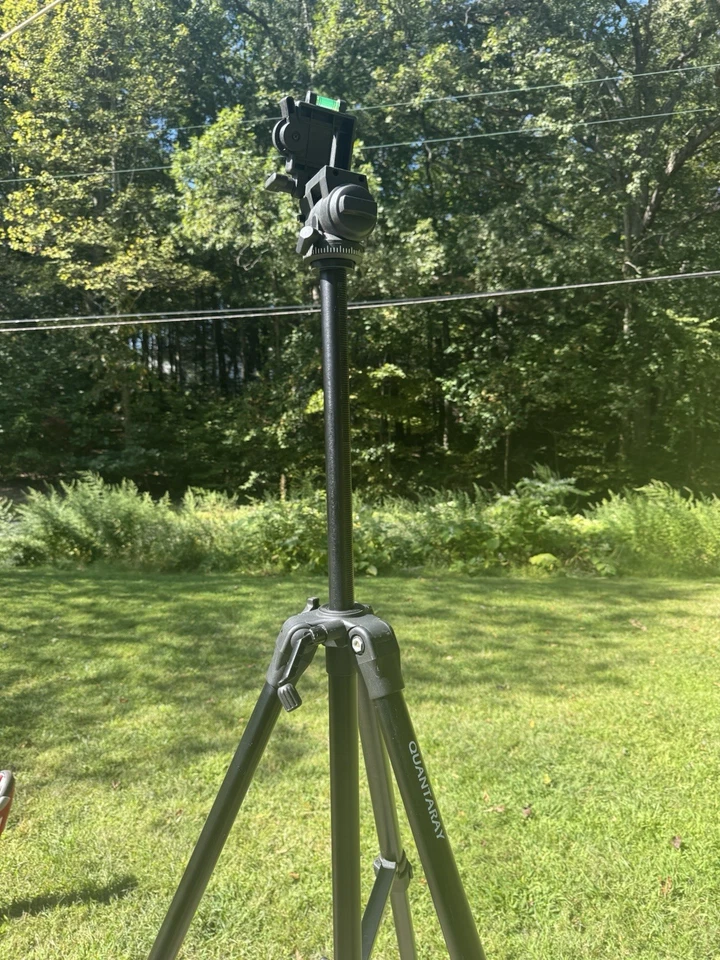 Quantaray 74” Camera Tripod With Dual Levels - Image 4 of 4