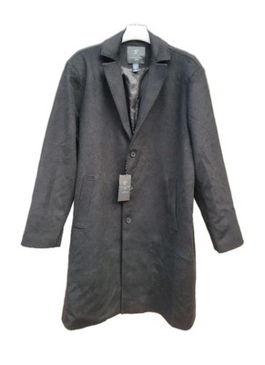 $220 SHAQ SHAQUILLE O'NEAL MENS XLG GRAY LONG FALL PEA COAT SIZE 3XLT