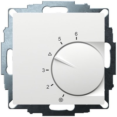 Eberle Controls UP-Raumregler 5-30C AC24V UTE 1033-RAL9016-M55 Uhrenthermostate