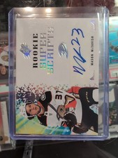 Mason McTavish 2021-22 Upper Deck SPx Rookie Superscripts  Rookie Auto #RSS-MT