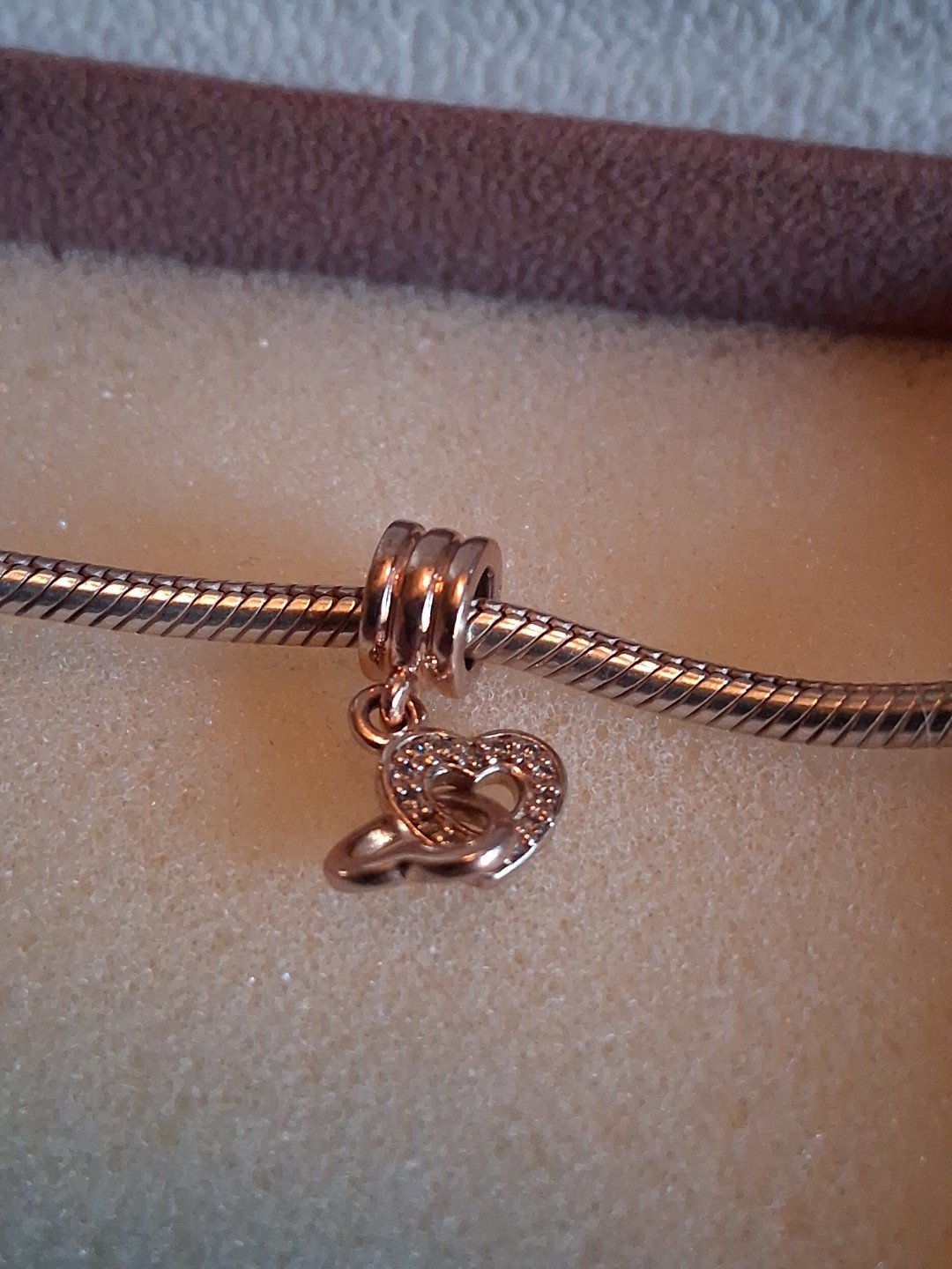 AUTHENTIC PANDORA INTERLOCKING LOVE CHARM #781242… - image 2