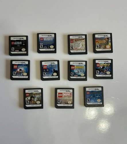 LEGO Nintendo DS Game Lot of 11 - Star Wars Batman Harry Potter Indiana Jones