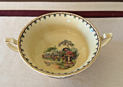 Vintage Myott Arcadia Staffordshire Pottery Small Bowl England