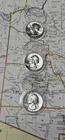 3 coin lot - 90% Silver Washington Quarter UNCirculated "OVER 1/2 Oz Silver"
