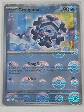 Pokemon TCG Cryogonal Pokeball 27/86 Pokeball Reverse Holo Black Bolt