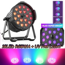 324W 6-In-1 RGBWA UV LED Par Light Stage Lighting DJ Club Party Lighting Xmas