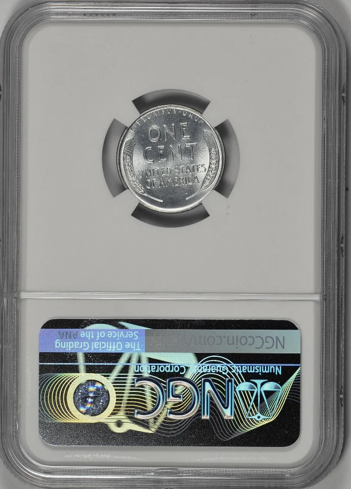 :1943-D 1C LINCOLN STEEL CENT NGC MS67 BRIGHT & SHINING RARITY R2 HIGHEST GRADES - Image 2 of 2