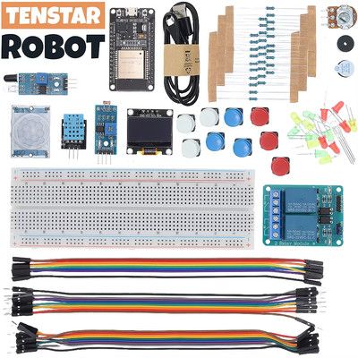 Basic Starter Kit for ESP32 ESP-32S WIFI Development Board for Arduino Project L